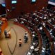 Legisladores de la 66 Legislatura rinden protesta entre tensión Morena-PAN; Ifigenia Martínez preside la Mesa Directiva de San Lázaro.