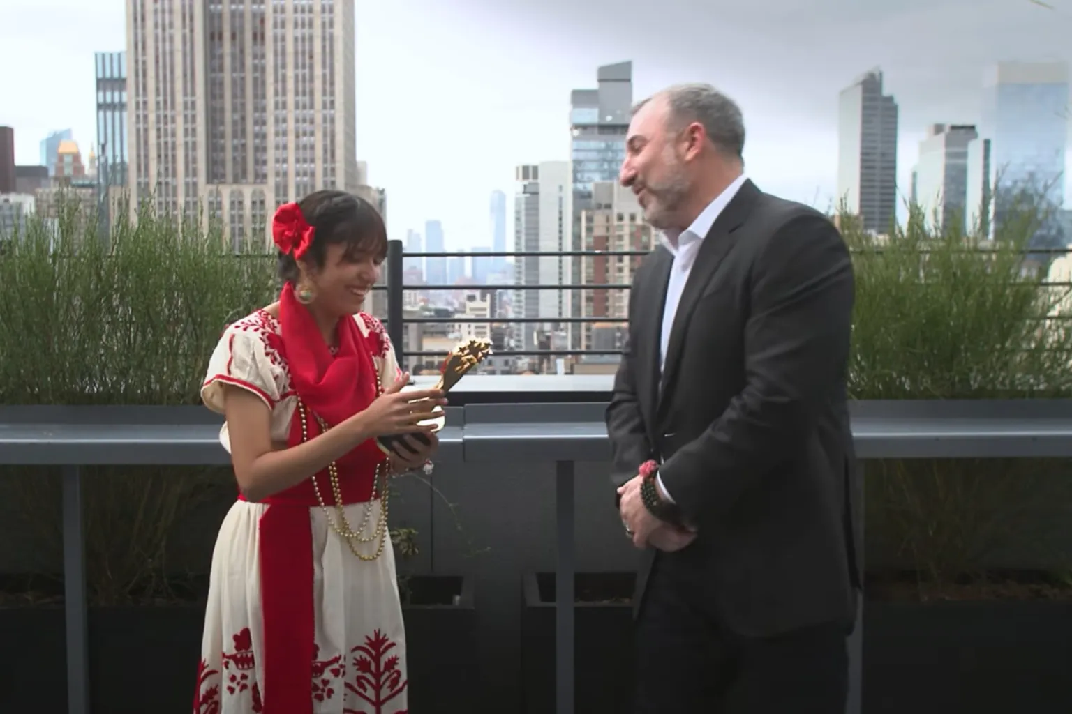 El premio a Ángela Elena Olazarán fue entregado esta semana en Nueva York, durante la Asamblea General de la ONU.