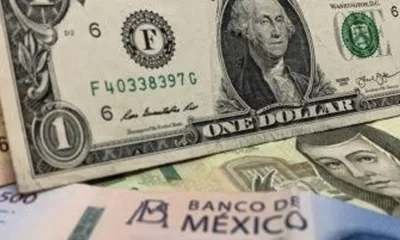 El peso mexicano fue la moneda con mayores pérdidas entre las 16 divisas principales seguidas por Bloomberg.