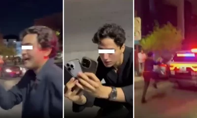 Jóvenes captados en videos se burlan de policías municipales de San Pedro. Los chicos provocan a los oficiales en la zona del Centrito.