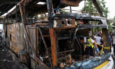 Un autobús escolar se incendió en Bangkok, Tailandia, dejando más de 20 muertos, incluidos estudiantes y maestros en la tragedia.