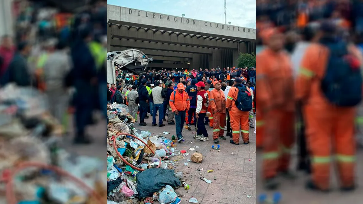 Los empleados de limpia exigían el pago de su quincena; llegaron a un acuerdo y volvió todo a la normalidad.