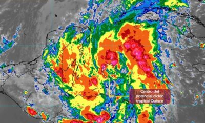 El ciclón Quince tocará tierra en Quintana Roo y Belice el sábado, generando lluvias torrenciales y fuertes vientos en el sureste mexicano.