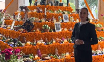 La presidenta de México destacó que el Día de Muertos es una tradición fundamental en México.