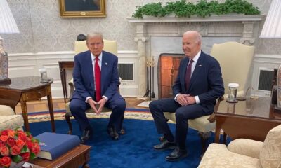 Biden recibió a Trump en la Casa Blanca para iniciar una transición presidencial pacífica tras su victoria en las elecciones del 5 de noviembre.