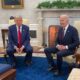 Biden recibió a Trump en la Casa Blanca para iniciar una transición presidencial pacífica tras su victoria en las elecciones del 5 de noviembre.