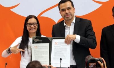 Jorge Álvarez Máynez oficializó su candidatura a la Coordinación Nacional de Movimiento Ciudadano, destacando la firme oposición del partido a la militarización y la reforma al Poder Judicial.