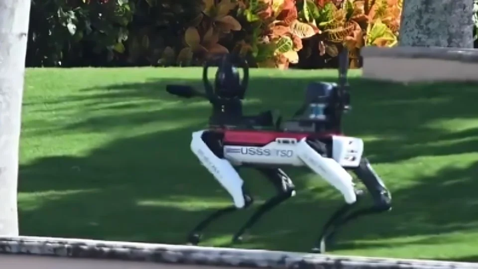 El Servicio Secreto usa perros robot en Mar-a-Lago para proteger a Trump, equipados con sensores avanzados y tecnología de vigilancia.