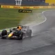 El coequipero del piloto mexicano ganó el Gran Premio de Sao Paulo, disputado este domingo.