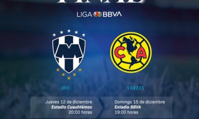 Rayados y América jugarán la Final el jueves en Puebla y el domingo en Monterrey; Media Day será el miércoles antes del primer duelo.