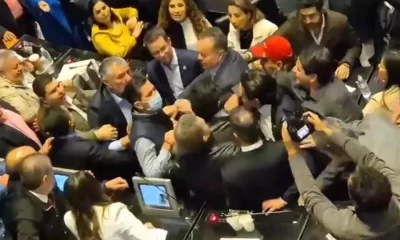 Acalorada disputa en el Senado: Yunes Márquez amenaza a Vázquez tras acusaciones; enfrentamiento entre Morena y PAN genera caos.