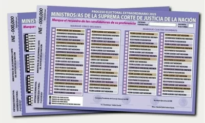 El INE diseña boletas sencillas para la elección judicial, con 600 millones de impresiones, a la espera del presupuesto oficial.