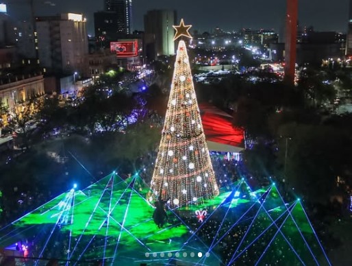 Monterrey enciende su pino navideño con luces, pista de hielo y actividades culturales; invitan a disfrutar y reflexionar en familia.