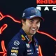 'Checo' Pérez deja Red Bull tras 4 años y 5 victorias. Red Bull anunciará su reemplazo, con rumores sobre Liam Lawson.