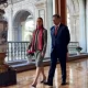 Claudia Sheinbaum recibe a Gustavo Petro en Palacio Nacional