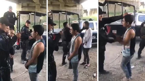 Policías de Guanajuato golpean y humillan a detenidos en un video de 2020; involucrado un alto mando estatal. Indignación en redes sociales.