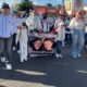 La mañana de este jueves, la comunidad estudiantil se unió en una manifestación pacífica para alzar la voz contra la inseguridad.