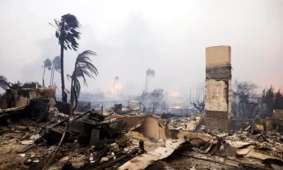 Dos muertos y más de 80 mil evacuados por incendios en Los Ángeles; el fuego, impulsado por vientos de 160 km/h, arrasa miles de hectáreas.