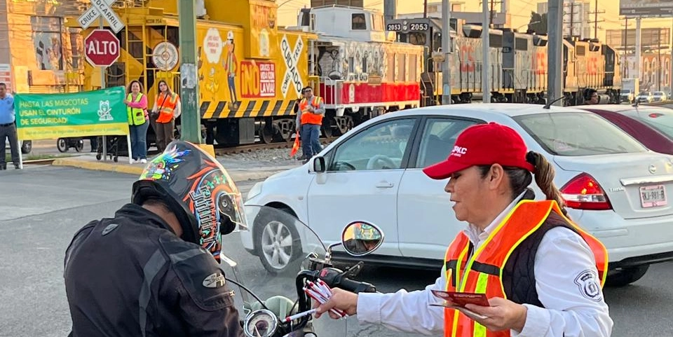 La autoridad municipal hizo un llamado a la ciudadanía a tomar conciencia sobre la peligrosidad de no respetar el “Alto Total” en los cruces ferroviarios