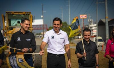 César Garza informa sobre ampliación de puentes en carreteras Apodaca-Villa Juárez y Apodaca-Agua Fría