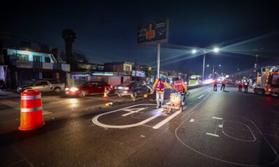 Con trabajos de bacheo y delimitación de carriles busca ofrecer calles seguras para conductores y peatones y, por tanto, reducir el índice de accidentes.