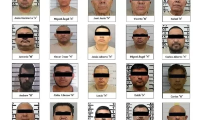 El secretario detalló que la extradición de los 29 narcotraficantes se llevó a cabo en cinco aeronaves de la Secretaría de la Defensa Nacional y tres de la Marina Armada de México