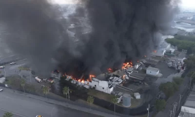 Incendio en fábrica en Apodaca provoca evacuación masiva