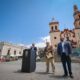 Las actividades iniciaron con una misa solemne en la Parroquia Santiago Apóstol, seguida de la tradicional participación de los matlachines de La Villa y El Cercado.