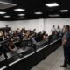El Comisario General de la Secretaría, Eduardo Sánchez Quiroz, exhortó a los jóvenes a integrarse a la corporación.