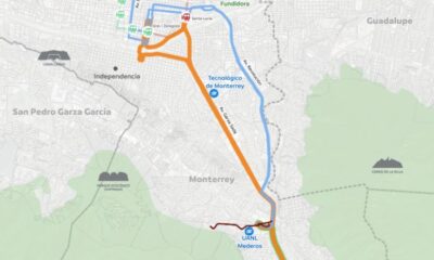 El mandatario inauguró la nueva ruta con un recorrido desde el Campus Mederos de la UANL hasta la Macroplaza