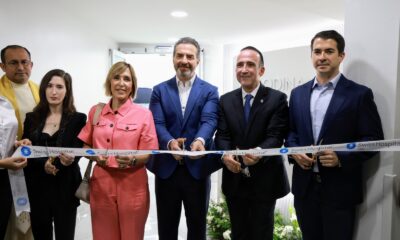 El alcalde acudió a la inauguración de Unidad de Hemodinamia en Swiss Hospital.