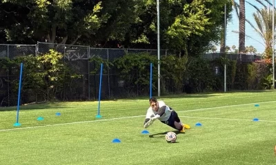 Mientras los titulares realizaron trabajo regenerativo tras el compromiso ante los italianos, el guardameta trabajó junto al grupo de suplentes en la Cancha 3 del Dignity Health Sports Park, instalaciones del LA Galaxy.