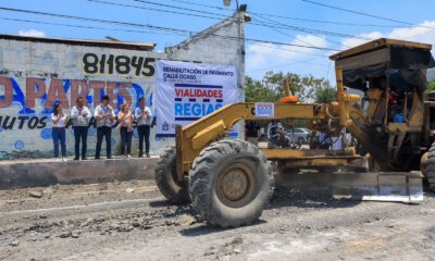 El edil acudió a arrancar de manera oficial los trabajos de este proyecto en la zona 3, al nor-poniente de la ciudad, donde se tiene contemplado rehabilitar poco más de 79 mil metros cuadrados de pavimento.