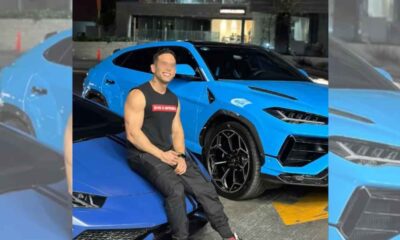 Entre los objetos sustraídos se encuentra una camioneta Lamborghini color azul celeste, valuada en más de 6.5 millones de pesos