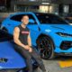 Entre los objetos sustraídos se encuentra una camioneta Lamborghini color azul celeste, valuada en más de 6.5 millones de pesos