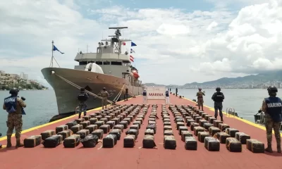 Tanto los tripulantes como la embarcación y la droga fueron puestos a disposición del Ministerio Público Federal.