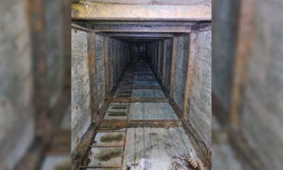 La salida del túnel fue localizada dentro de una bodega en la zona industrial de Otay Mesa, en Estados Unidos.