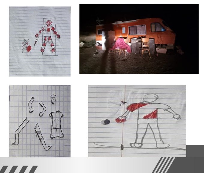 Durante su interrogatorio, el adolescente reveló que la idea del crimen surgió a partir de la serie Dexter, en la cual el protagonista es un asesino serial que actúa bajo un supuesto código moral.