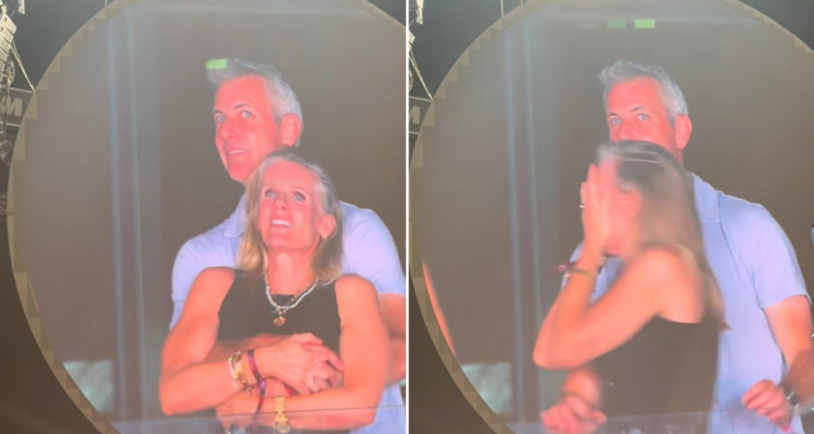 . Incluso Chris Martin, vocalista de Coldplay, intervino desde el escenario con humor: “Oh, mira a estos dos