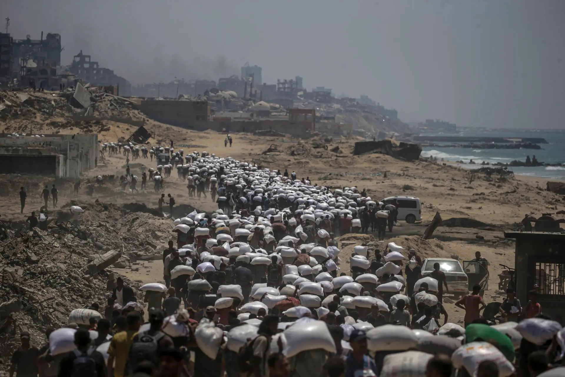 Trump explicó que este proyecto contará con el respaldo de varios países, entre ellos el Reino Unido