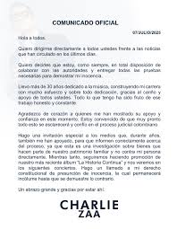 Ante estas acusaciones, Charlie Zaa rechazó contundentemente cualquier relación con los bienes señalados y desmintió las cifras mencionadas por la Fiscalía.