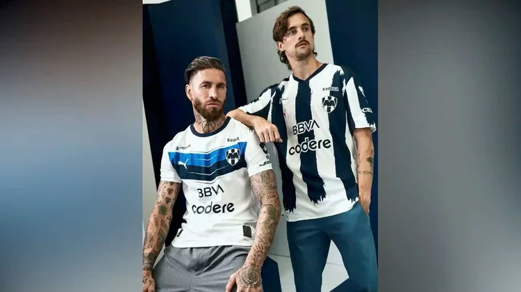 El uniforme local, tanto para el equipo varonil como femenil, retoma elementos clásicos del Monterrey y apuesta por una estética artística en la que cada brochazo narra un capítulo del club