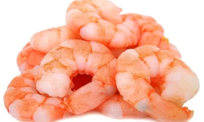 Los productos señalados corresponden a camarones crudos congelados de la marca Great Value, en presentaciones con códigos de lote 8005540-1, 8005538-1 y 8005539-1