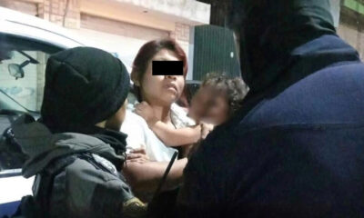 La madre fue trasladada a la seguridad pública para ser puesta a disposición de la Fiscalía General del Estado