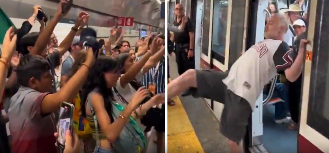 El video generó reacciones divididas en redes: mientras algunos usuarios criticaron la conducta violenta del hombre, otros cuestionaron si la respuesta musical de los turistas fue adecuada en un momento de tensión.