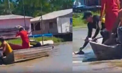 La madre logró salvarse gracias a la ayuda de los vecinos, pero la corriente arrastró a la pequeña.