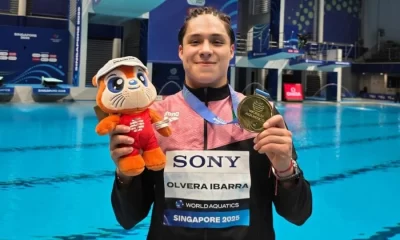 Este triunfo se suma a las tres medallas de plata que ya había ganado en el certamen: en equipo mixto, en sincronizados junto a Juan Celaya y en trampolín individual de 1 metro.