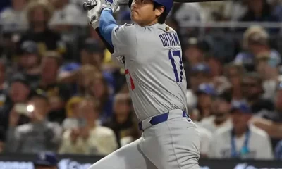 Ohtani, de 31 años, llegó a los 100 vuelacercas en apenas 294 partidos con la franquicia angelina