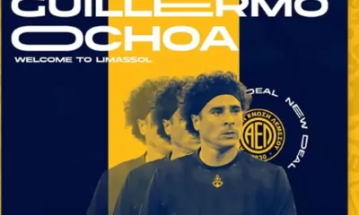 La directiva del AEL Limassol destacó la amplia trayectoria de Ochoa, quien ha militado en las principales ligas europeas