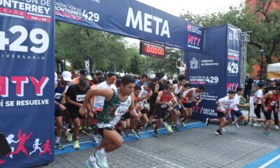 Con una participación de más de 2,500 personas, este domingo se llevaron a cabo las carreras 10 y 5k para conmemorar el 429 aniversario de la fundación de la ciudad de Monterrey.
